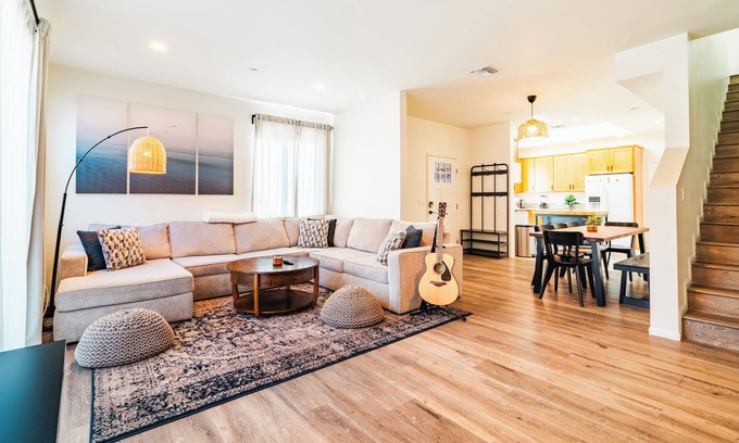 Waterfront House | Spacious 4-Bedroom Townhome/2-Car Garage/Cruise Terminal