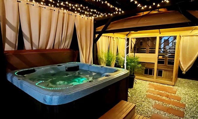 Bonita House | Spacious 4BR Retreat in Pomona | Sauna + Hot Tub