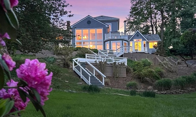 Croom House | Spacious 5-Bedroom Waterfront Oasis with Private Dock, Pool and Hot Tub