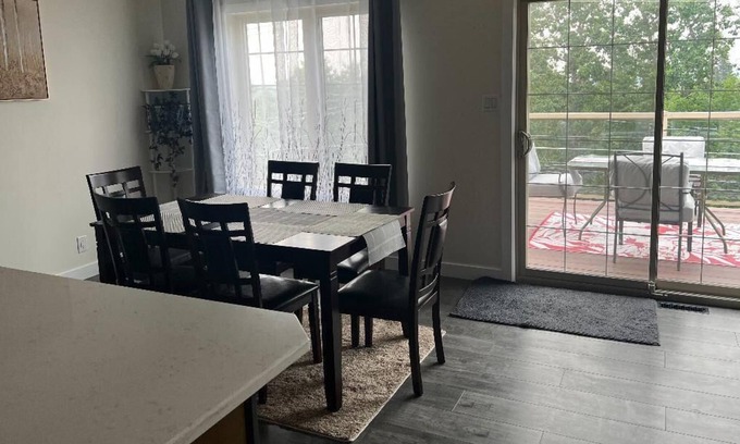 Prince Albert House | spacious 5 bedroom home with a game room, walk-in basement, and overlooking deck