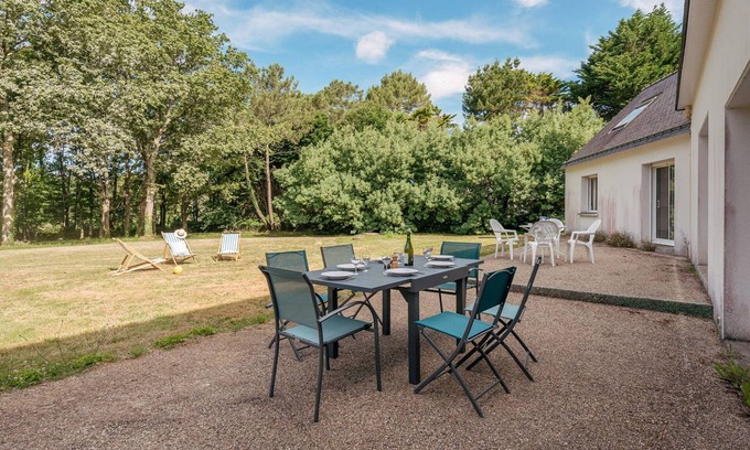 Crach Villa | Spacious 5-Room Villa in Crac'h - 178m², Garden, Near Beach, WiFi