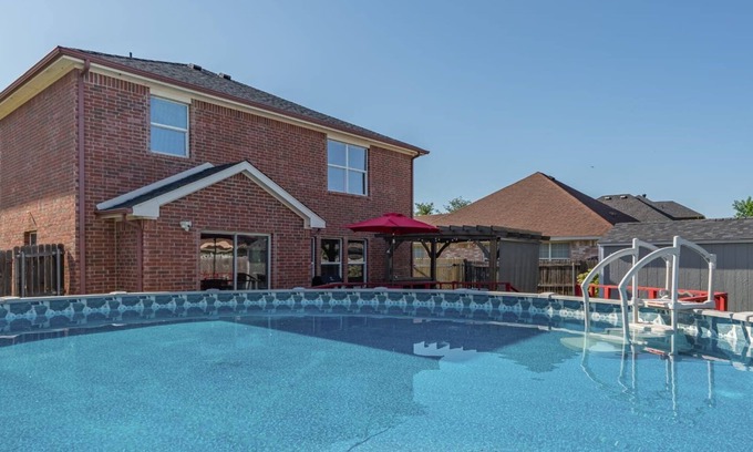 Grand Prairie House | Spacious 5BR Home | Pool, Game Room & Grill