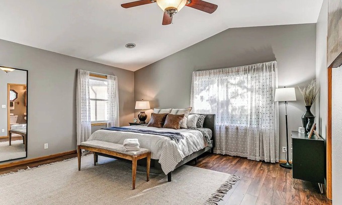 Ames House | Spacious 6-bedroom retreat next to park—ideal for family & group getaways
