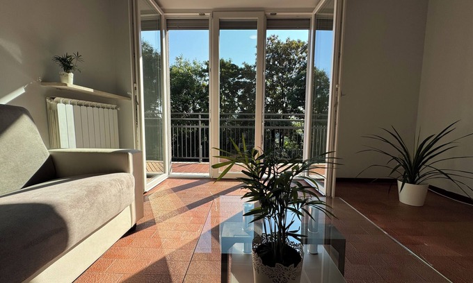 Brovello-Carpugnino Apartment | Spacious and bright 3 and a half apartment with parking space, Wi-fi and wonderful balcony