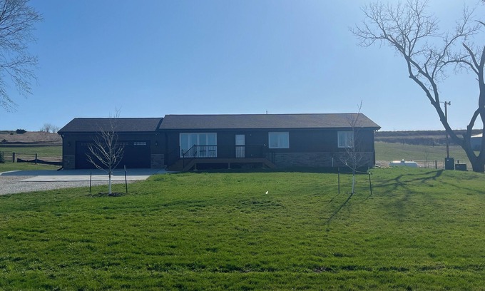 Harrison County House | Spacious and cozy 4-bedroom house in rural Iowa located a short drive from Omaha