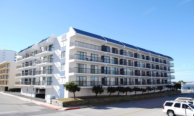 North Ocean City Condo | Spacious and stylish 2 bedroom condo with attractive furniture and downstairs storage locker located uptown on the ocean block just a short walk to the beach!