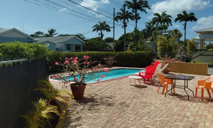 Blue Waters Apartment | Spacious apartment & lovely pool 5mins walk to beach. 5* TripAdvisor 50 reviews