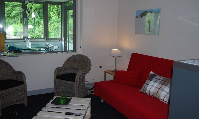 Loevenich Apartment | Spacious apartment with terrace (101 sqm.) close to town (10 min train ride) in the open