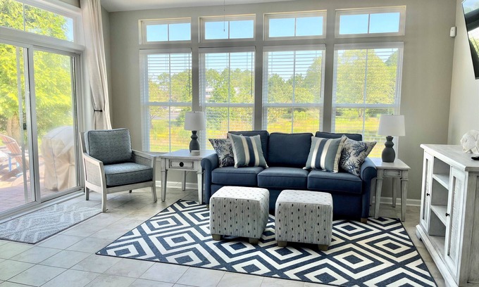 Ocean View Villa | Spacious Back Bay Villa in Award-Winning Beach Community