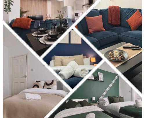 Birmingham City Centre Apartment | Spacious Central 3BR Flat for Groups Visiting Birmingham with Keyless Check-In, Free WiFi and Parking