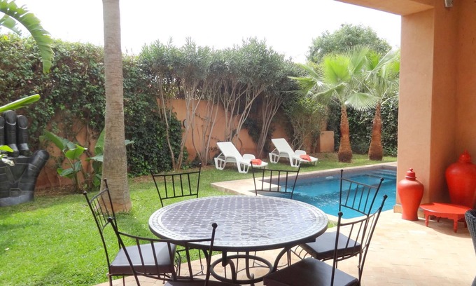 Daoudiate Villa | SPACIOUS CHARMING VILLA ON GOLF COURSE - PRIVATE POOL - 4 BEDROOMS-MARRAKECH-GOLF