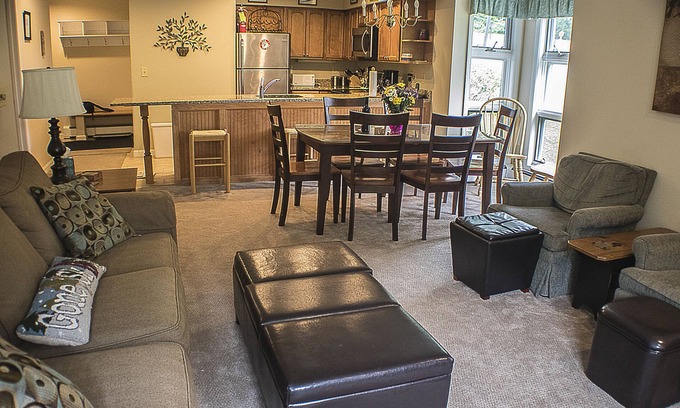 Killington Condo | Spacious & cheerful Pico slopeside Condo - Walk to lift & ski back! J101