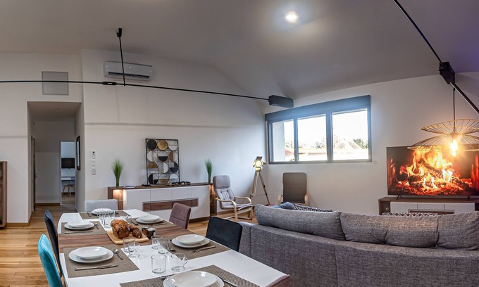 Feytiat Apartment | Spacious Cocoon with AC and PARKING ☀ At the Heart of Feytiat, Limoges