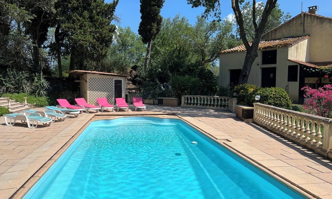 Coursan House | #Spacious farmhouse with large private pool in own grounds