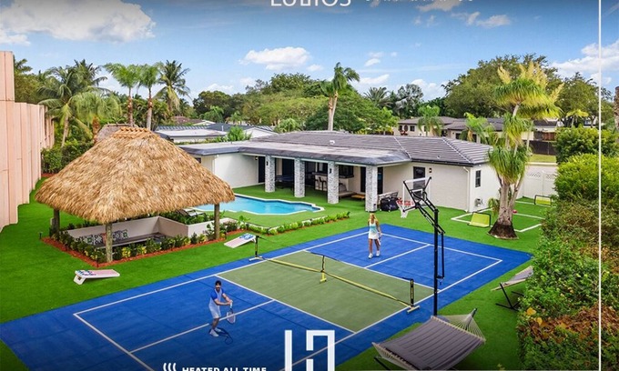 Ludlam House | Spacious Fun House w/Games & Heated Pool