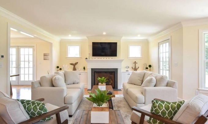 East Orleans House | Spacious Game Room Close to Nauset Beach!