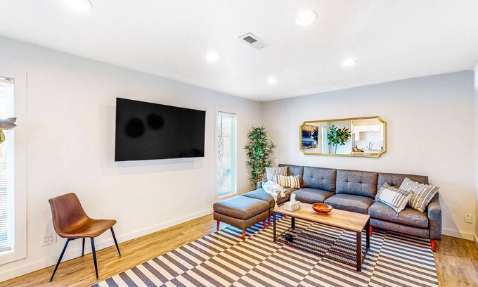 Elkhart House | Spacious gem with ample outdoor space, deck, & AC - quick drive to Notre Dame