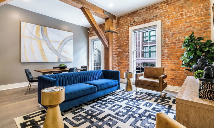 Arts/Warehouse District Apartment | SPACIOUS, HISTORIC CHARMER🧡 DOWNTOWN 4 BEDROOM WITH 2 BALCONIES WRAPPED IN WROUGHT IRON