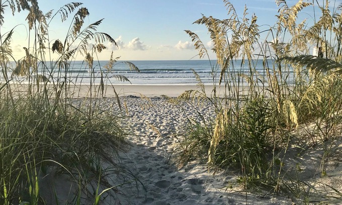 Topsail Beach House | Spacious Home w/Ocean Views at Quiet end of Island