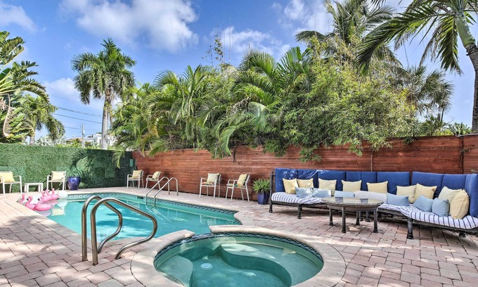 Lauderdale Beach House | Spacious Home w/ Pool, Steps to Beach!