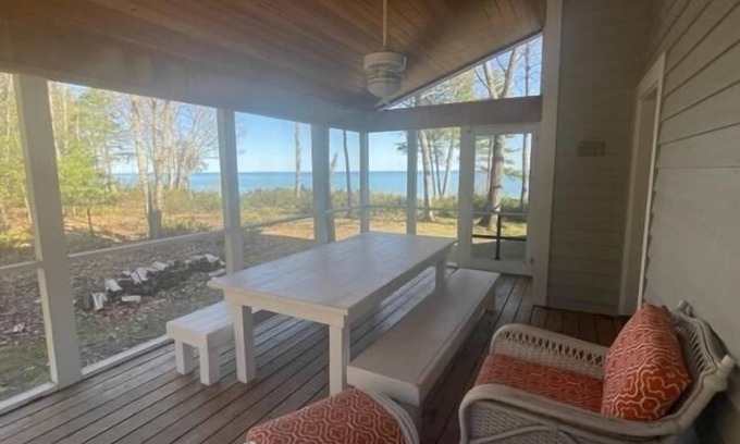 Beaver Island House | Spacious home with Lake Michigan views and beach. With Optional 2-bedroom suite.