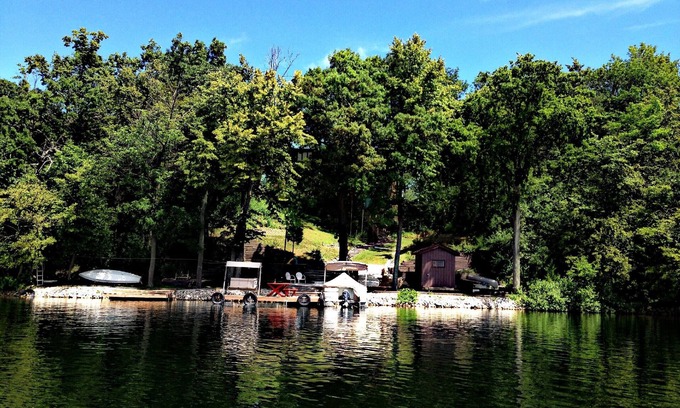 Colgate House | Spacious Lake House with Beautiful Views and 123 Feet of Swimming Frontage