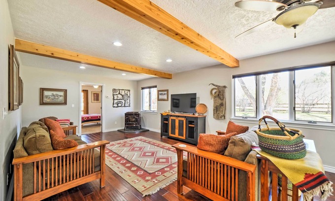 Mancos House | Spacious Mancos Home w/Furnished Deck & Yard!