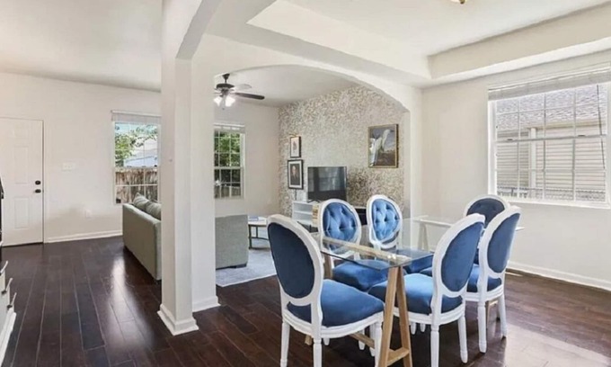 Treme House | Spacious Modern 3BR, King Suite -Minutes Walk to French Quarters; Pet-Friendly!