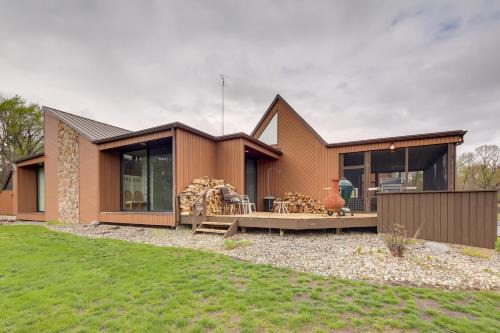 Donaldson House | Spacious Plymouth Hideaway on Acreage with Lake!