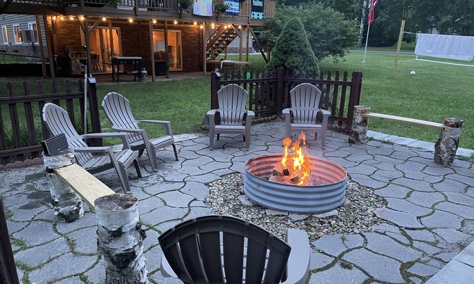Mancelona House | Spacious Renovated Lodge w/Private Game Room
