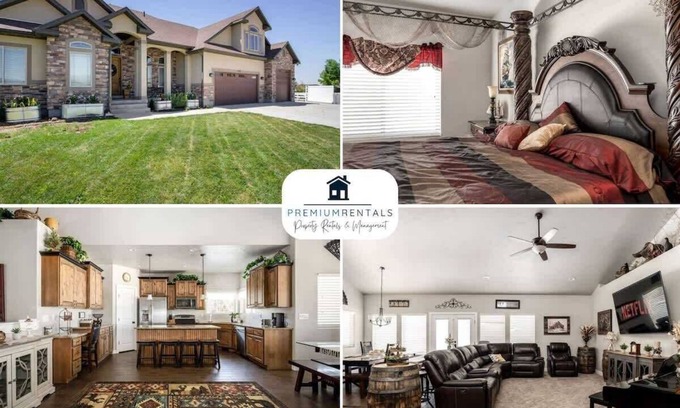 Grantsville House | Spacious Retreat for over 32 Parking, Horse Stalls