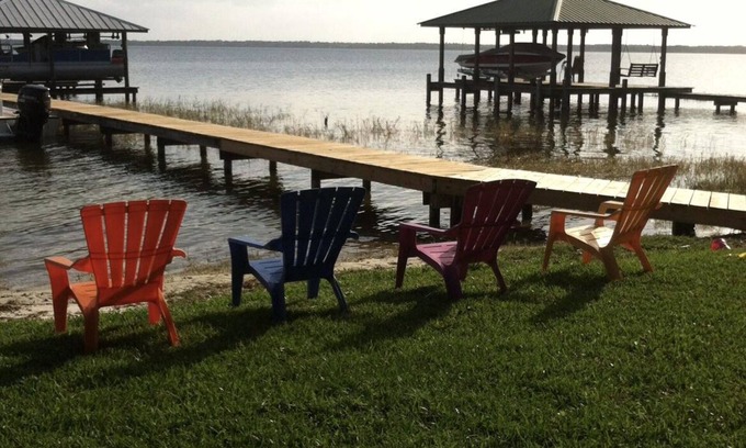 Lake Placid House | Spacious retreat on beautiful Lake June. Lake Placid, FL
