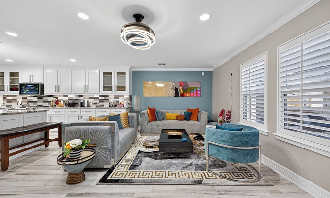 Rosenberg House | Spacious Rosenberg Smart Home w/Game Room, Patio & Master Suite