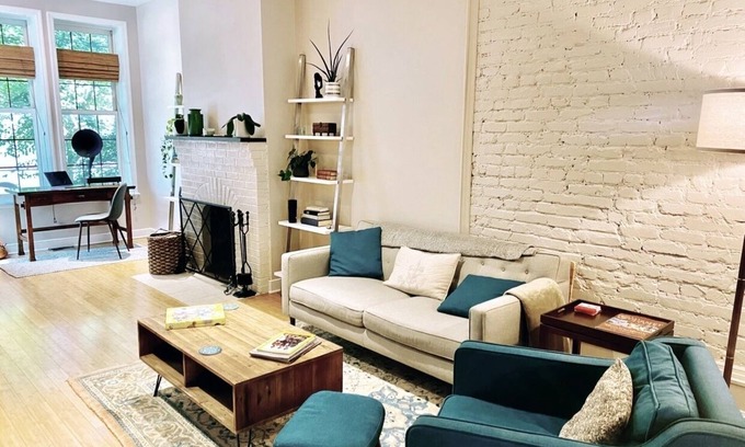 Shaw House | Spacious Row House in Hip and Historic Location