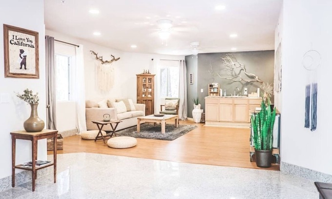 Idyllwild House | Spacious Sanctuary: Creek Access, Tesla Charger, Hammocks, Fire Pit, Pets OK