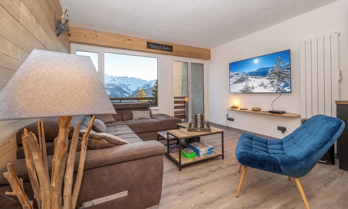 Orcieres-Merlette Apartment | Spacious south-facing 3-room apartment for 6 people with garage
