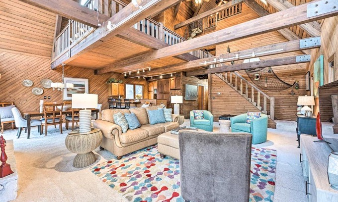 Syracuse House | Spacious Syracuse Getaway with Waterfront Deck!