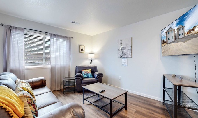 Brighton Apartment | Spacious Two-Bed Updated Near DIA easy Denver Access