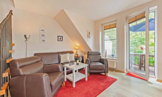 Zinnowitz Apartment | Spacious vacation apartment Achtersteven 05 with balcony in Zinnowitz close to the beach and