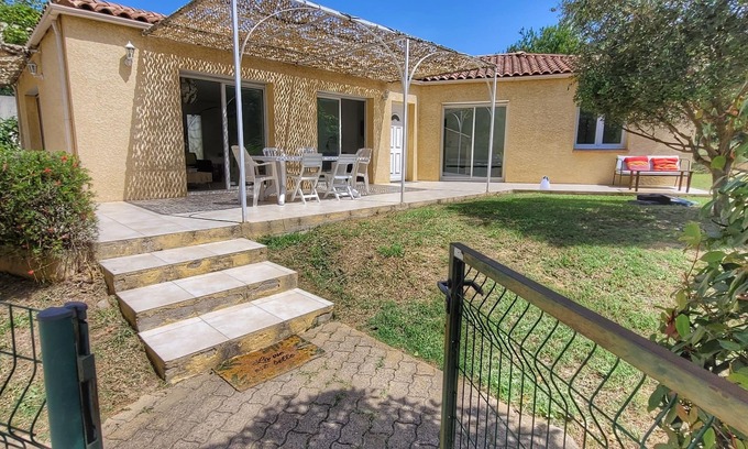 Croix-d'Argent House | Spacious villa with garden in Montpellier!