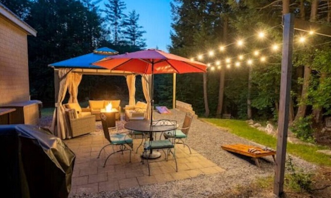 Thornton House | Spacious White Mtns Home with Outdoor Patio & Fireplace