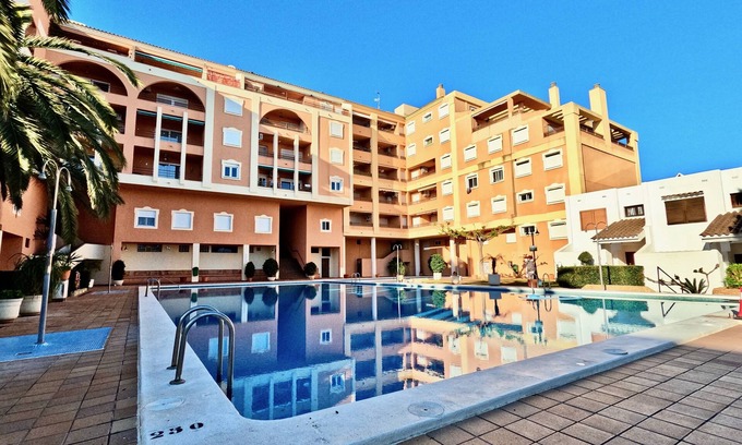 Alcossebre Apartment | Spain Costa Azahar family apartment. Sea view, Balcony, Pool, Close to the beach