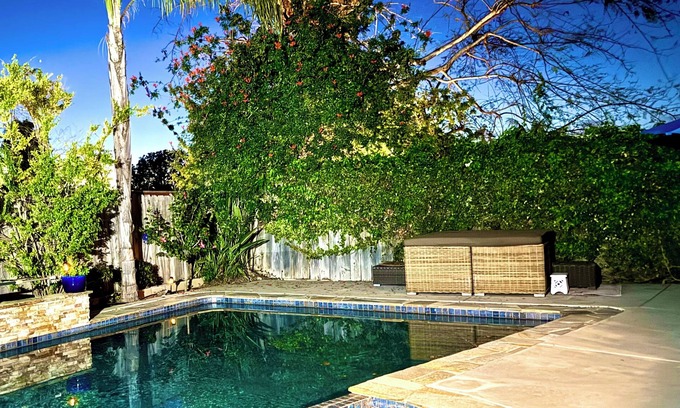 Bay Park House | Spanish gated Villa w/pool & spa near Mission Bay