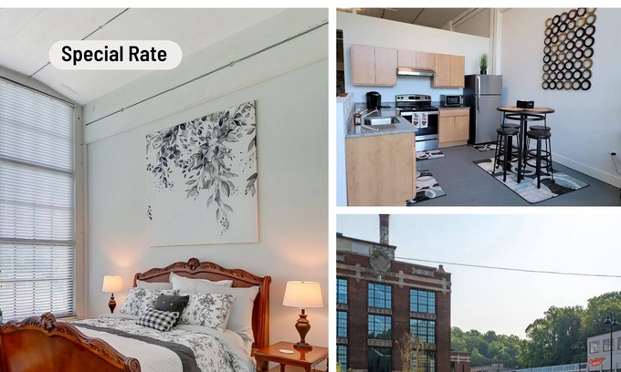 Otterbien Home Apartment | Special Rates- Historic Cartridge Factory- 2 Bd- Sleeps 6- Bike Trail