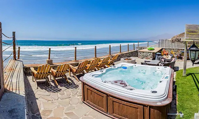 Primo Tapia House | Spectacular 8000 sq. ft. Oceanfront Estate, Sleeps 24 Pool, Jacuzzi, Fast Pass