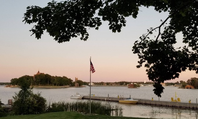 Wellesley Island House | Spectacular Boldt Castle and Main Channel views with Dockage