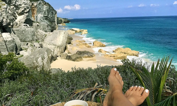 Gregory Town Cottage | Spectacular Eco Cottage, oceanfront, secret beach