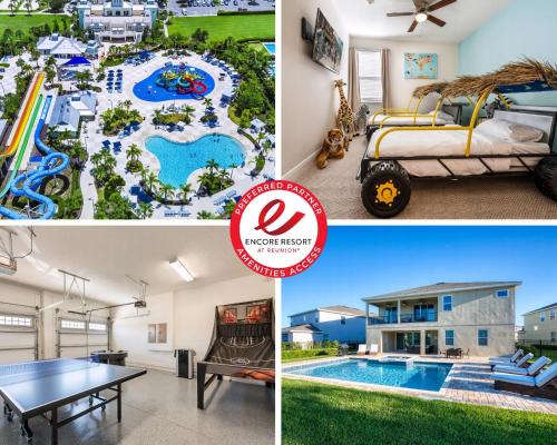 West Kissimmee House | Spectacular Home With Theater, Theme Rooms Near Disney With Waterpark & Resort Access At Encore Resort - 7734Gr
