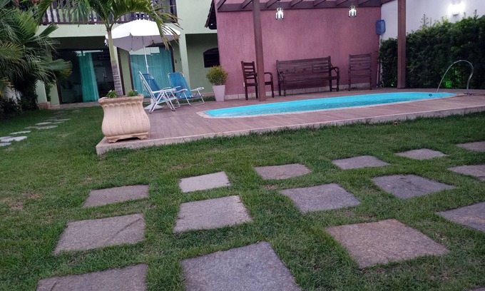 Jardim Flamboyant House | Spectacular house on the beach - refinement, beauty, comfort and privacy.