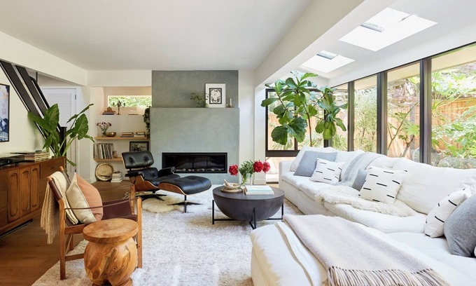 Mill Valley House | Spectacular Japanese Modern Designer Home — Hot Tub and Zen Garden